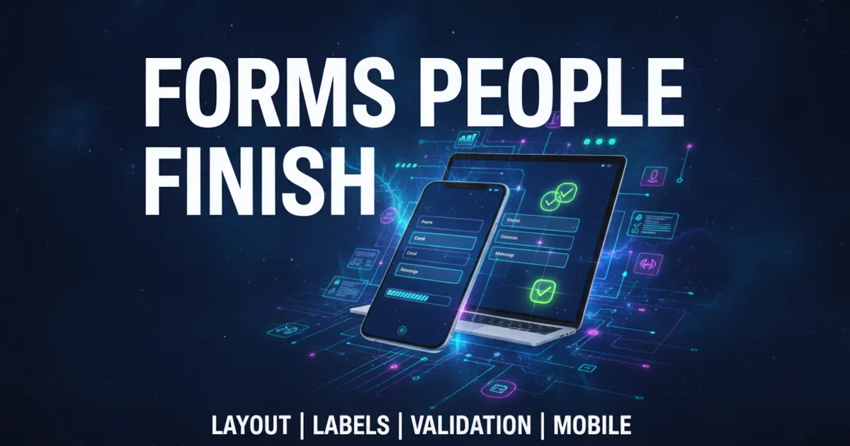 Designing Forms That People Actually Finish